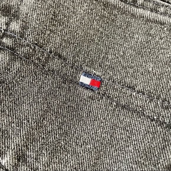 Vintage Tommy Hilfiger High Waist Faded Black Mom Jeans Size 25 Denim Retro - Picture 11 of 13